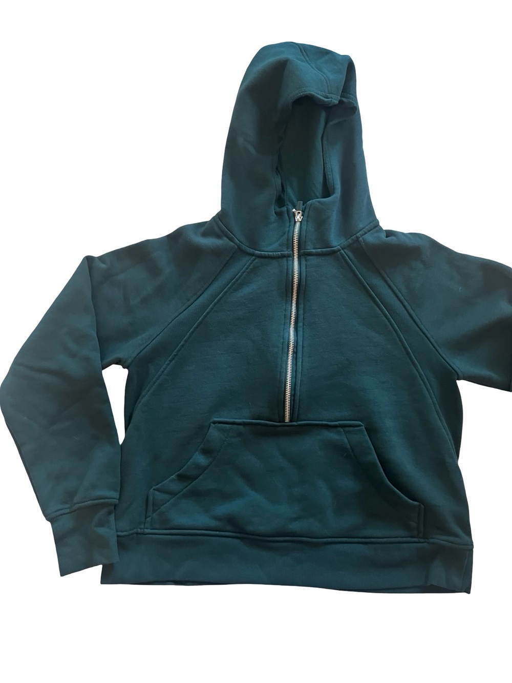 Danskin Teal Half-Zip Hoodie w/ Thumbholes